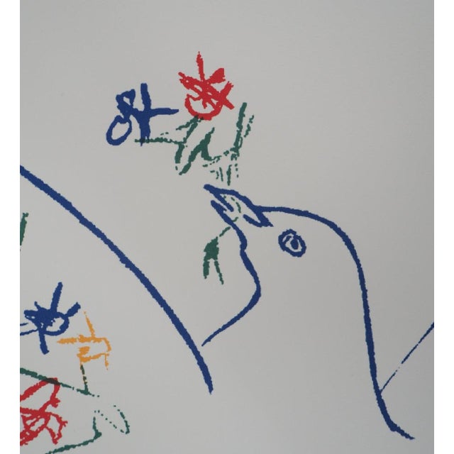 Pablo Picasso, La colombe aux rameaux de fleurs, Lithograph For Sale - Image 7 of 8