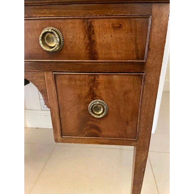 Antique Edwardian Mahogany Cylinder Bookcase For Sale - Image 3 of 13