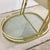 1980s Vintage Hollywood Regency Brass & Glass Magazine Rack Side Table For Sale - Image 5 of 18