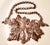 A beautiful leaf form decanter tag made in Birmingham England in 1849 by George Unite. The sterling silver tag measures 3...