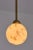 Beige Art Deco Pendant in Brass and Marbled Glass, De La Mar Theatre, 1940s For Sale - Image 8 of 9