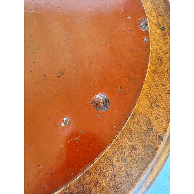 20th Century English Oak Tavern Side Table For Sale - Image 9 of 12