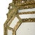 Brass French Napoleon III Gilt Brass Repoussé Cushion Mirror, 19th Century For Sale - Image 8 of 9