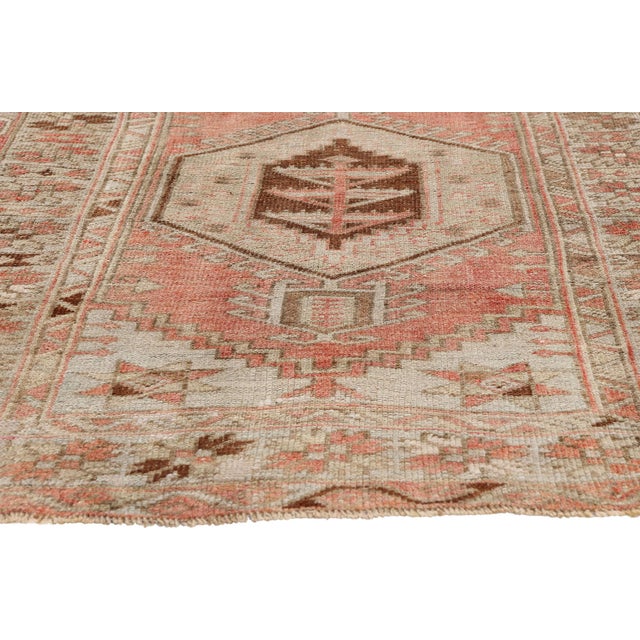 Vintage Turkish Oushak Rug, 03'05 X 05'00 For Sale - Image 4 of 11