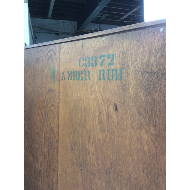Mid Century Modern Four Drawer Highboy Dresser by Heywood Wakefield For Sale - Image 13 of 18