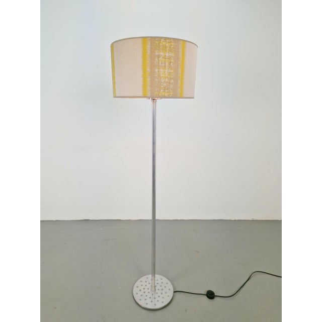 Vintage Silver Aluminum Floor Lamp from Habitat, United Kingdom, 1990s For Sale - Image 4 of 12