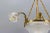 Metal Four Light French Neoclassical Style Gilt Bronze and Glass Chandelier For Sale - Image 7 of 18