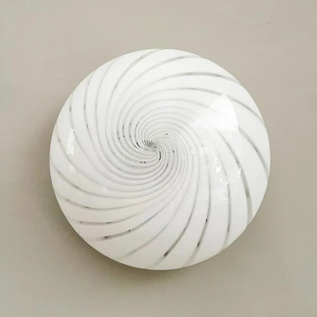 Large Murano Glass Ceiling Light, 1980s For Sale - Image 7 of 7
