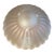 Vintage Art Deco Nautical Frosted Glass Ceiling Light Shade – Fluted 11.25” Coastal Flush Mount Globe For Sale