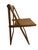 Mid-Century Modern Slatted Walnut Folding Dining Chairs - Set of 4 For Sale - Image 4 of 6