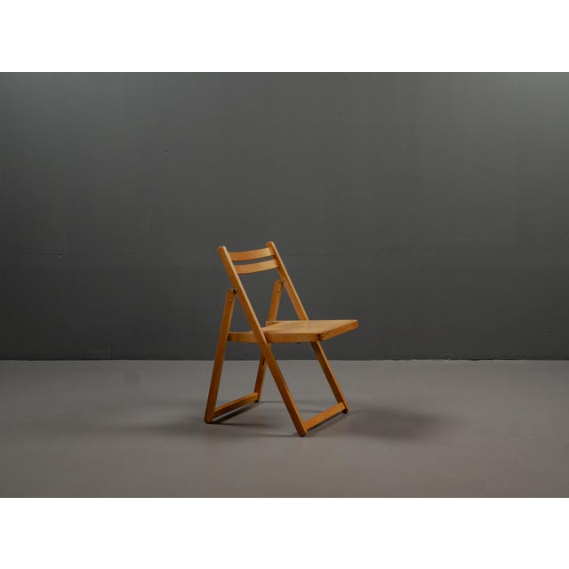 Set of Bauhaus Folding Chairs in Beech, Germany, 1950s For Sale - Image 6 of 18