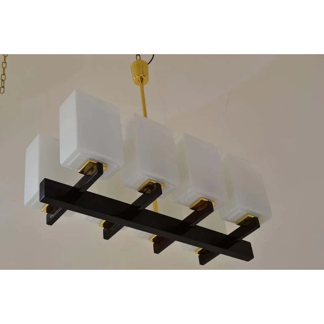 Rupert Nikoll Chandelier by Rupert Nikoll, Vienna, 1950s For Sale - Image 4 of 7