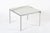 1960s Mid Century Square White Marble Side or Coffee Table by Florence Knoll For Sale - Image 5 of 10
