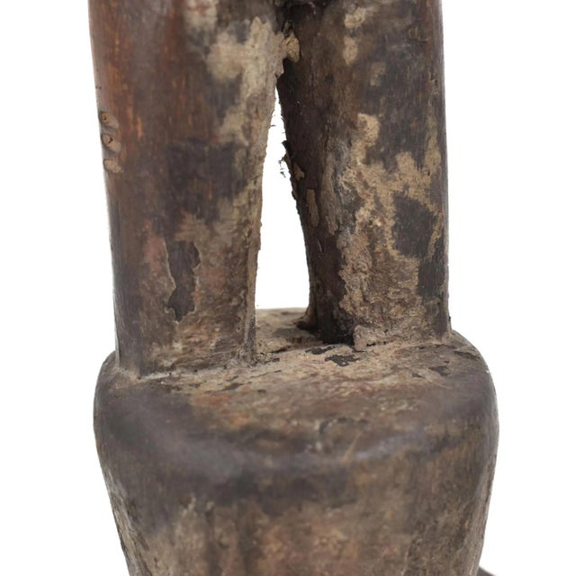 Dark Gray Early 20th Century Senufo Rhythm Pounder Figure Côte d'Ivoire For Sale - Image 8 of 8