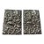 1930s Set of 2 S. Kirk & Son Repousse Floral 90f Sterling Silver Match Box Safe No Monos For Sale