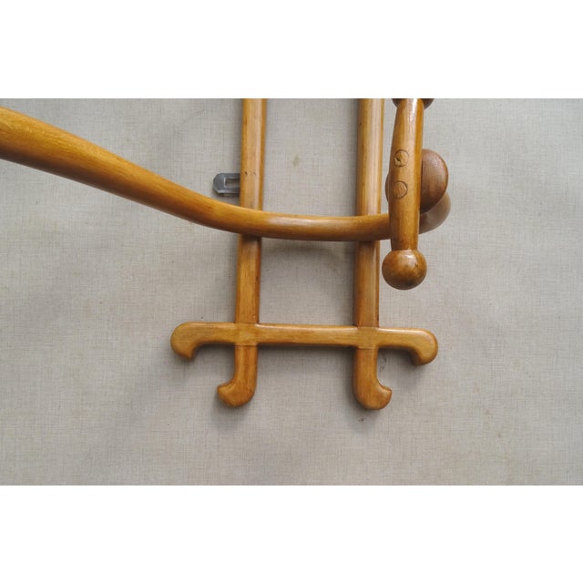Wall-Mounted Coat Hook with Five Arms by Michael Thonet for Gebrüder Thonet, 1900 For Sale - Image 9 of 10