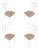 Restored Mid Century Modern Iron Café Patio/Outdoor Wrought Iron Chairs by Woodard, Set of 4, Attributed For Sale