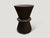 2010s Andrianna Shamaris Minimalist Charred Suar Wood Side Table For Sale - Image 5 of 5
