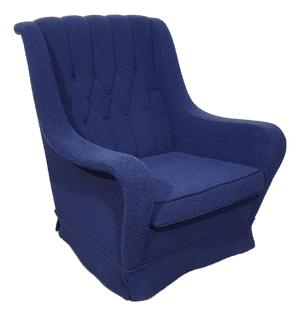 Armchair in Wool Boucle, 1970s