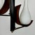 Black Mid-Century Modern Italian Pendant Light in Teak with Milk Glass and Brass, 1960s For Sale - Image 8 of 10
