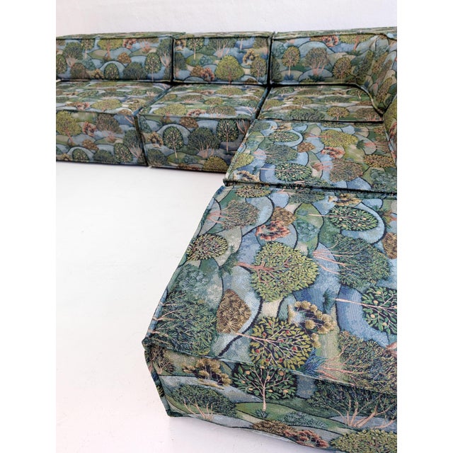 Blue Trio Modular Sofa by Franz Hero & Karl Odermatt for Cor, 1970s, Set of 5 For Sale - Image 8 of 13