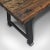 Brown 1850s Antique Victorian English Pine and Iron Foundry Table For Sale - Image 8 of 13
