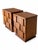 Mid-Century Modern Staccato Brutalist Mid Century Nightstands - Pair For Sale - Image 3 of 5
