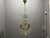 Italian Wrought Iron and Crystal Cage Chandelier, 1940s For Sale - Image 8 of 14