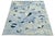 Ivory Whimsical Modern Blue & Ivory Kite Motif Hand-Knotted Wool Rug For Sale - Image 8 of 10