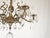 Antique 6 Light Svelte Sparkling Splendid Brass Cut Lead Crystal Chandelier ~ ~ Rewired ~ Restored ~ Rejuvenated ~ Ready to Hang ~ For Sale - Image 4 of 12