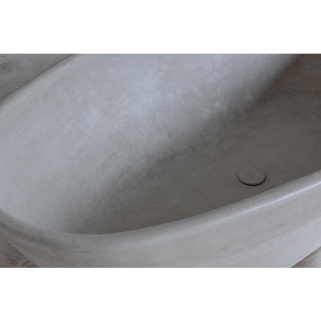 Large High Clay Bathtub by Studio Loho For Sale - Image 9 of 15