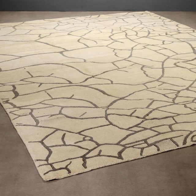 Cretto Rug in Wool from Sartori, Italy For Sale - Image 8 of 8
