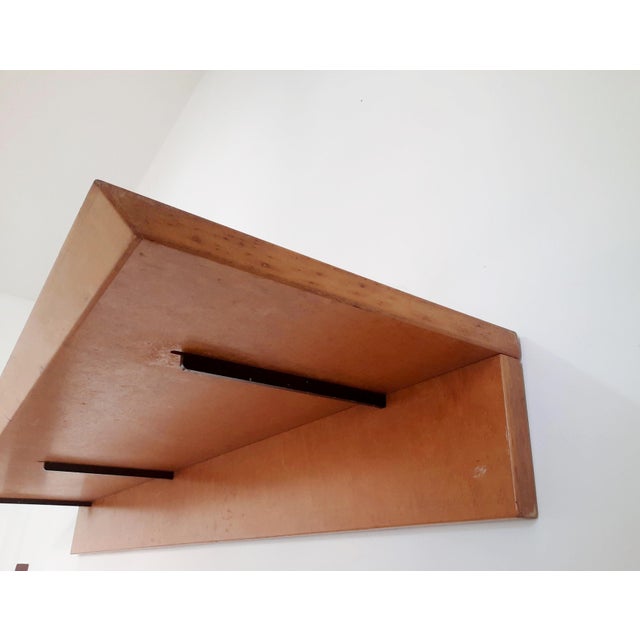 Wooden Wall Shelf by Giovanni Offredi for Saporiti Italia, 1980s For Sale - Image 6 of 8
