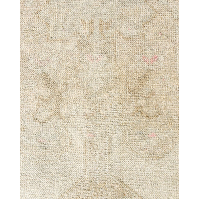 Vintage Circa 1940 Turkish Oushak Area Rug 4ft 7in X 7ft For Sale In New York - Image 6 of 17