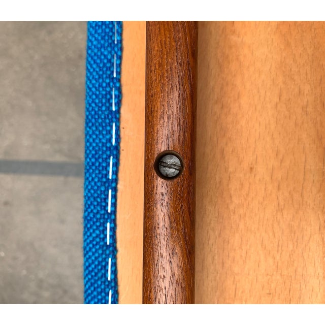 Wood Set of Mid-Century Danish Teak Chairs with New Kvadrat Hallingdal Cushions, 1960s For Sale - Image 7 of 18