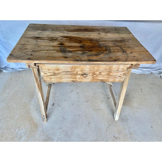 Late 19th Century Spanish Baroque Pine Side Table For Sale - Image 6 of 12