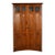 Stickley Harvey Ellis Collection Mission Arts & Crafts Inlaid Oak and Leaded Glass Armoire or Media Cabinet For Sale