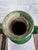 Early 20th Century French Glazed Ceramic Amphora Vase – Vibrant Green & Rich Terracotta For Sale - Image 4 of 8