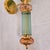 Green 1990s Mid Century Modern Green and Amber Murano Glass Sconces - a Pair For Sale - Image 8 of 11