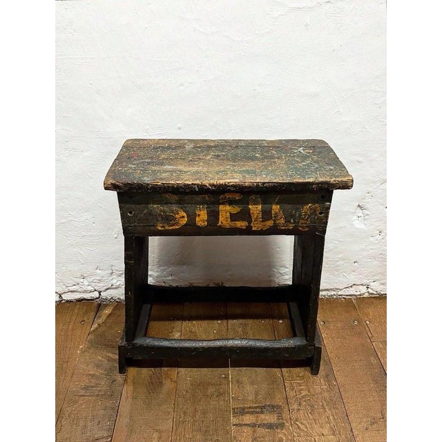Industrial Factory Workers Stool, 1950 For Sale - Image 4 of 8