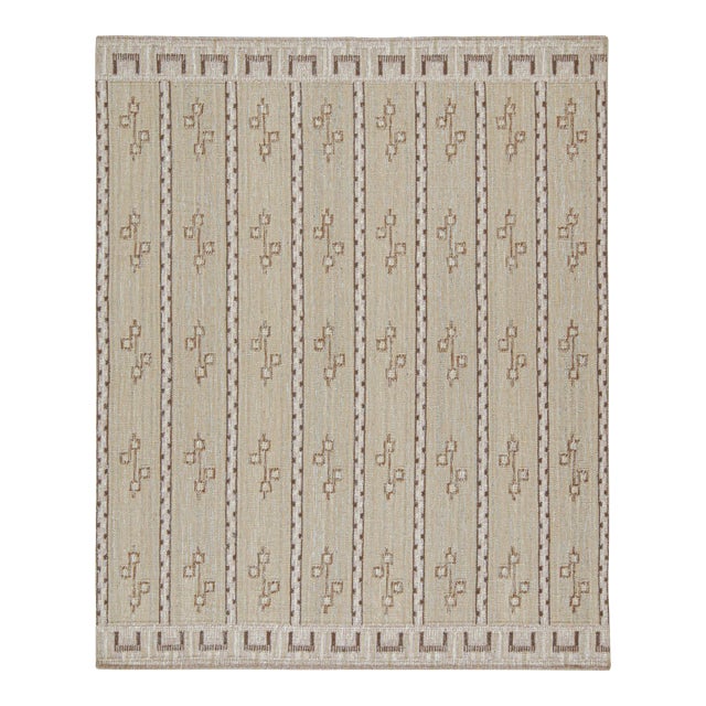 CUSTOM SIZE for Becca - Selby Rug by Celerie Kemble for Chairish in Beige, Blush & Brown, 156" x 37" For Sale