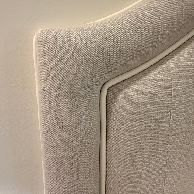 King Size Rogers & Goffigon Fully Upholstered Bed For Sale - Image 10 of 15