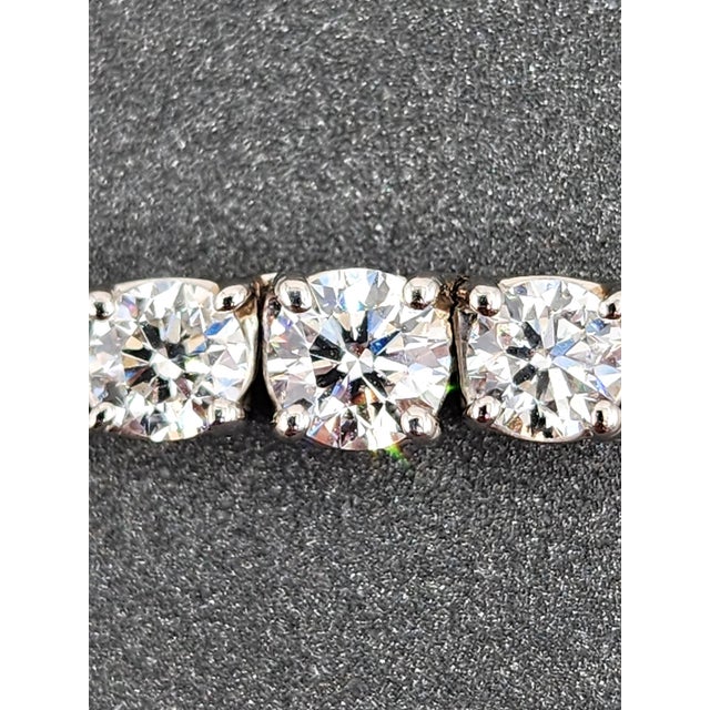 2020s 9.75 Ct Riviera Graduated Diamond Necklace For Sale - Image 5 of 9