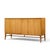 Paul McCobb for Calvin Mid Century Walnut and Brass Room Divider Credenza With Hutch For Sale - Image 10 of 15