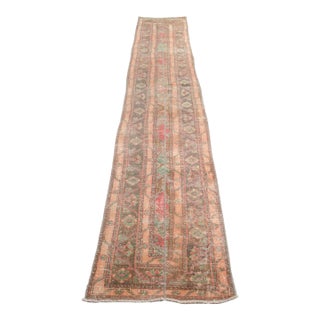 1960s Long Turkish Kilim Runner For Sale
