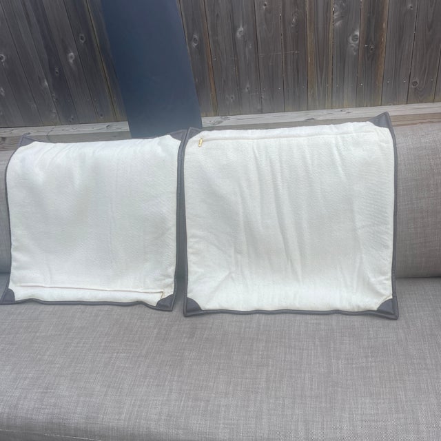 Contemporary Ralph Lauren Home Atticus Alpaca Pillows — Pair Rare Luxury Design For Sale - Image 3 of 12