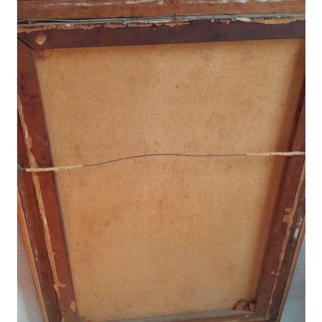 1933 Philadelphia Artist Frederick J. Gill Standing Nude Realist Figurative Oil Painting on Canvas For Sale - Image 4 of 5