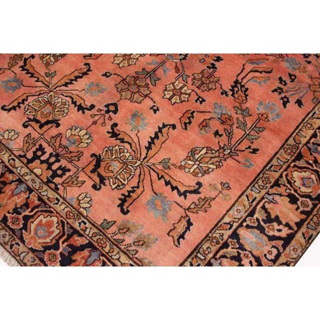 Antique Middle Eastern Hand-Knotted Sarough Rug For Sale - Image 5 of 10