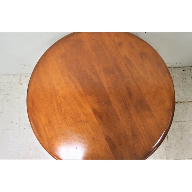 Ethan Allen Early American Round End Table Chairish