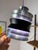 Silver, Black and Purple Trava Pendant Lamp by Carl Thore for Granhaga For Sale - Image 3 of 11